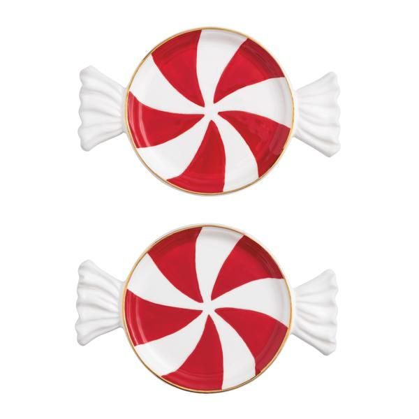 Set de 2 platos Caramelo