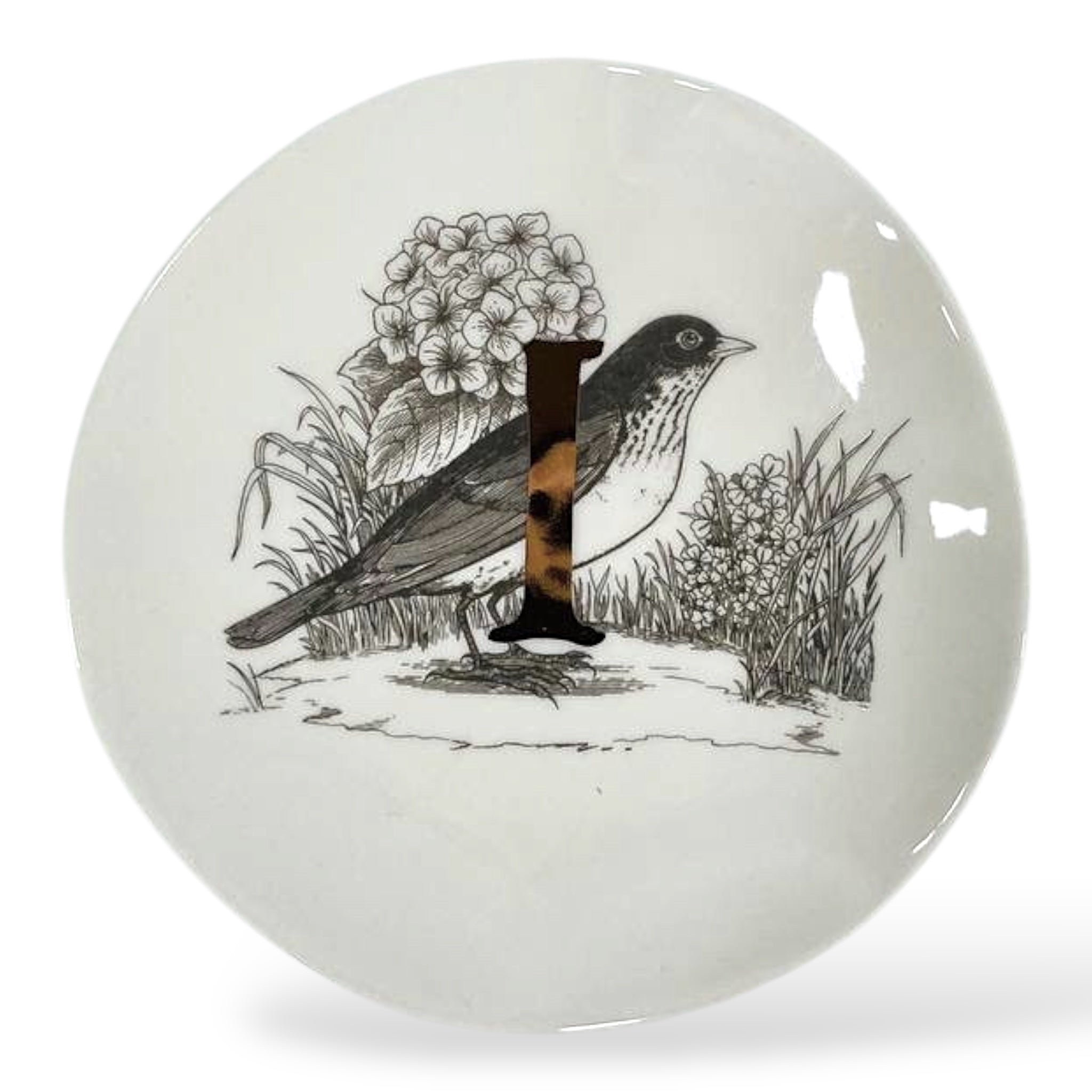 '- I - MONOGRAM PLATE