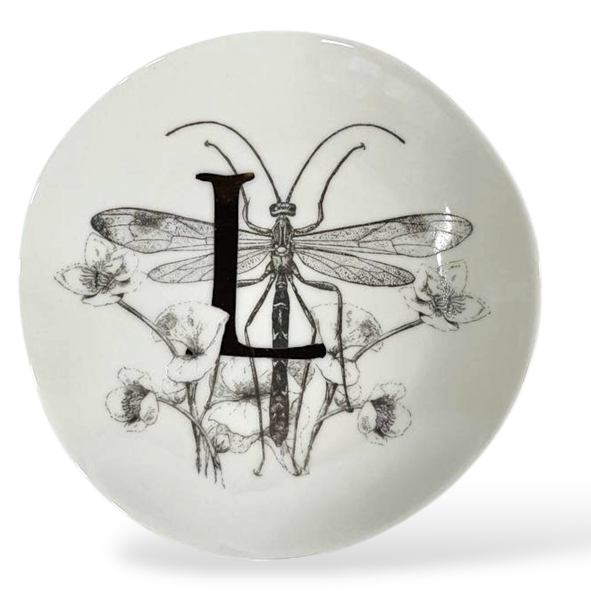'- L - MONOGRAM PLATE