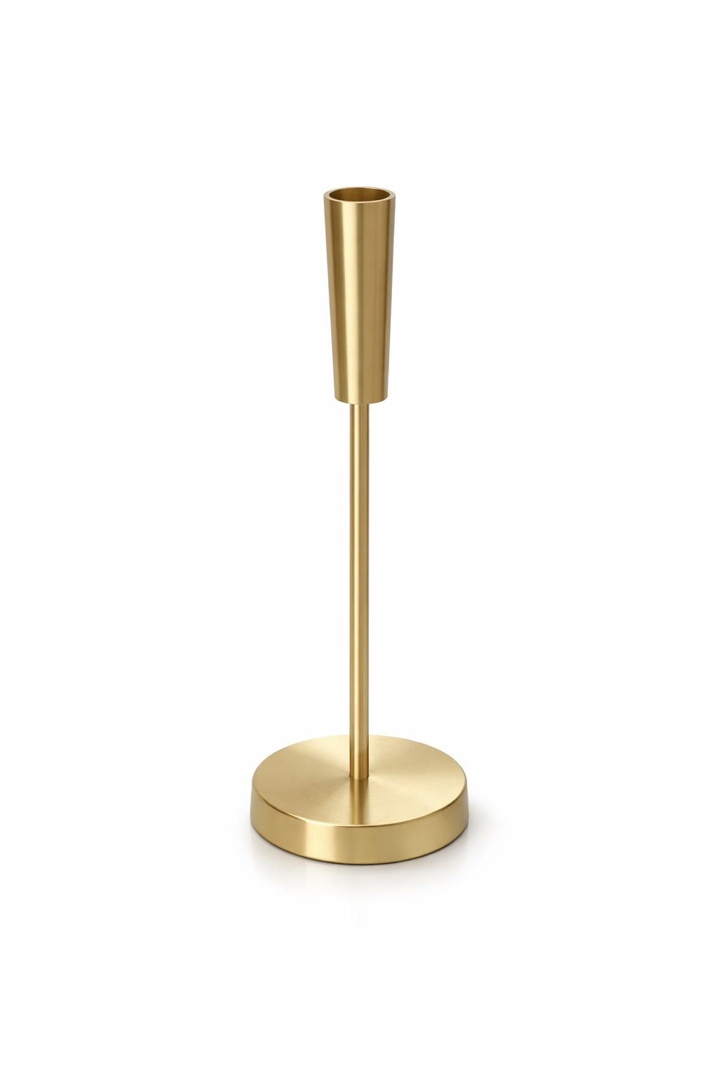 Candelabro Decorativo en Acabado Dorado Mate L