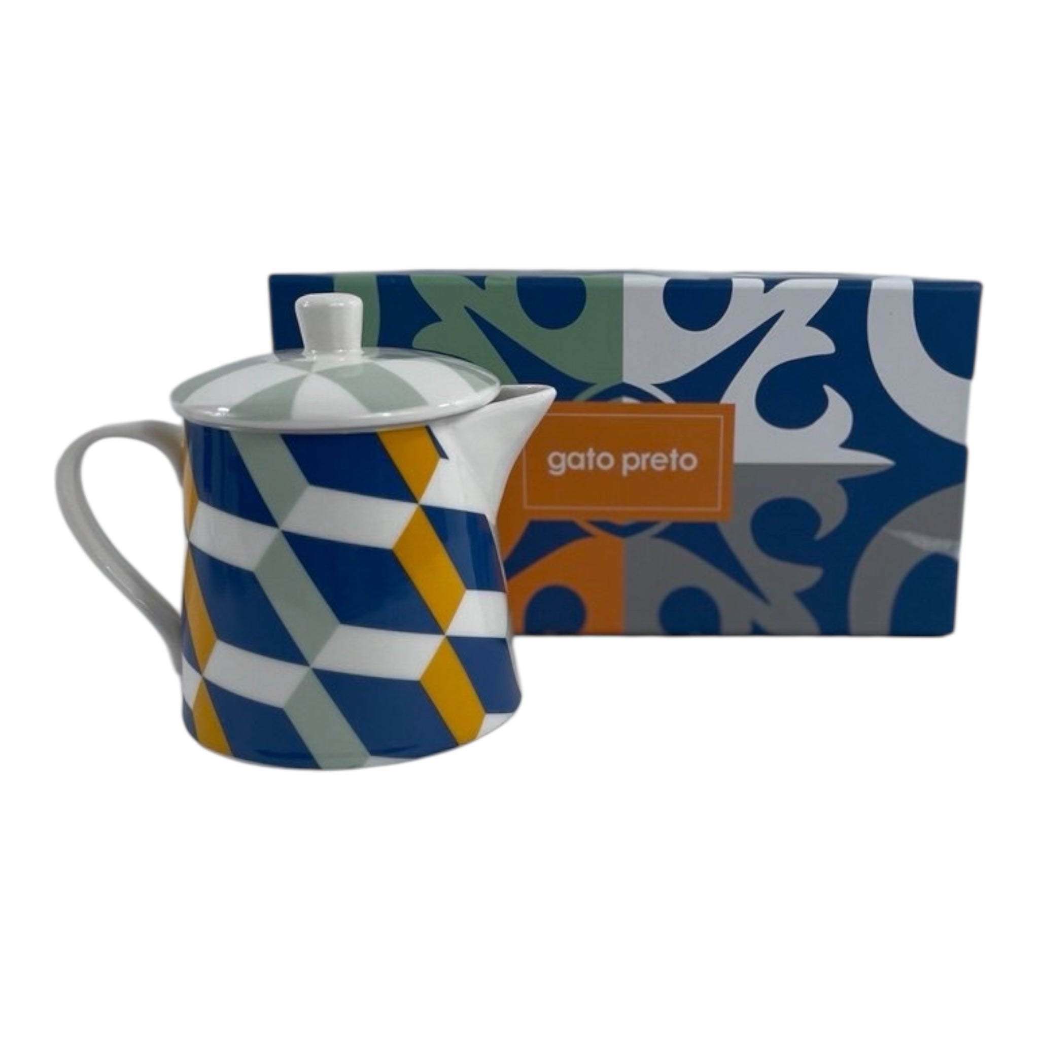 SET AZUCARERO Y CAFETERA (GATO PRETO)