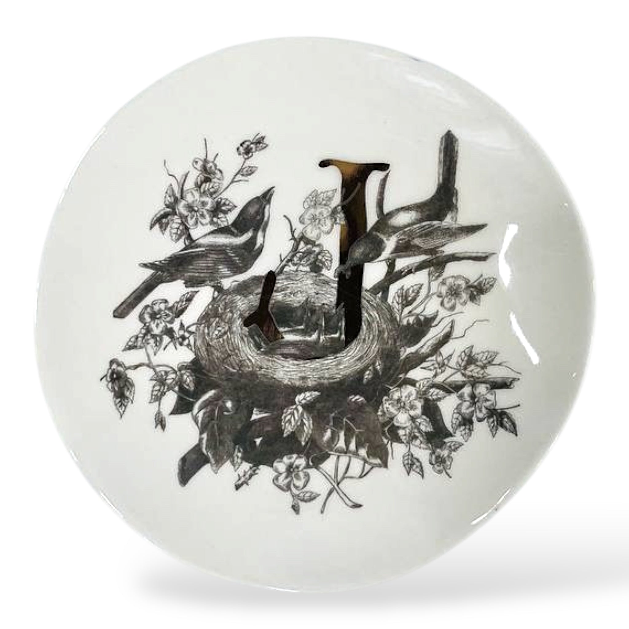 '- J - MONOGRAM PLATE