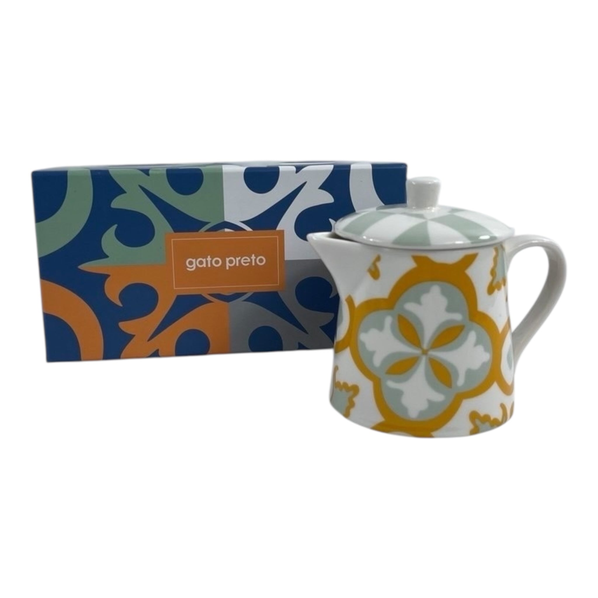SET AZUCARERO Y CAFETERA (GATO PRETO)