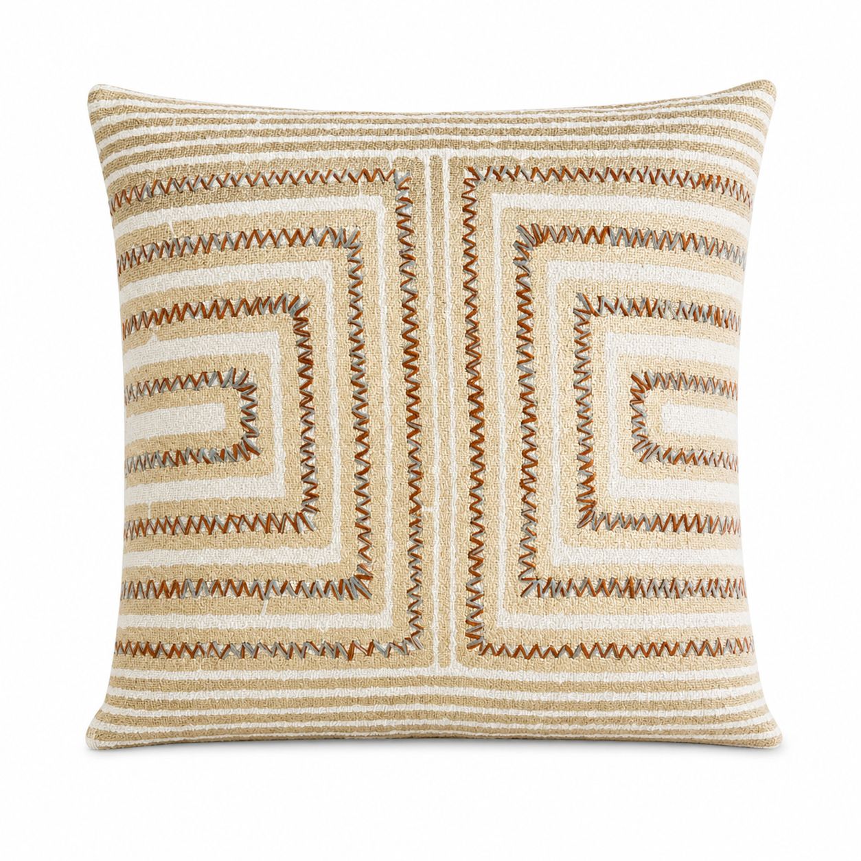 20” Sq Cotton Printed Pillow w