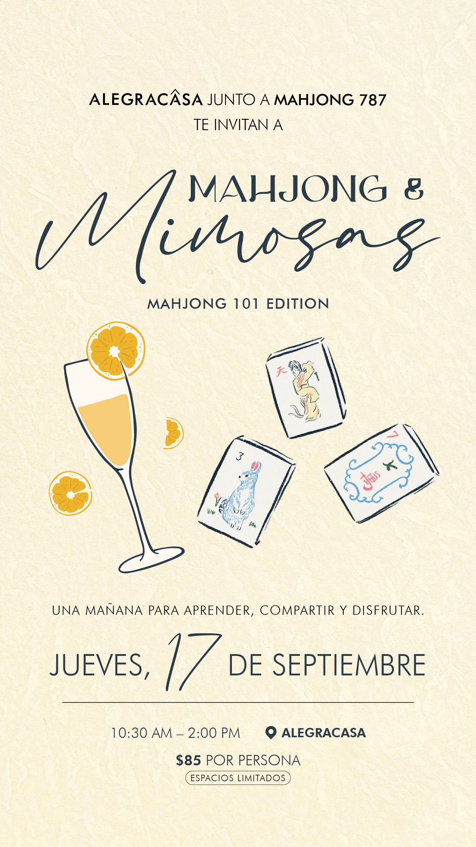 Mahjong & Mimosas — Mahjong 101 Edition