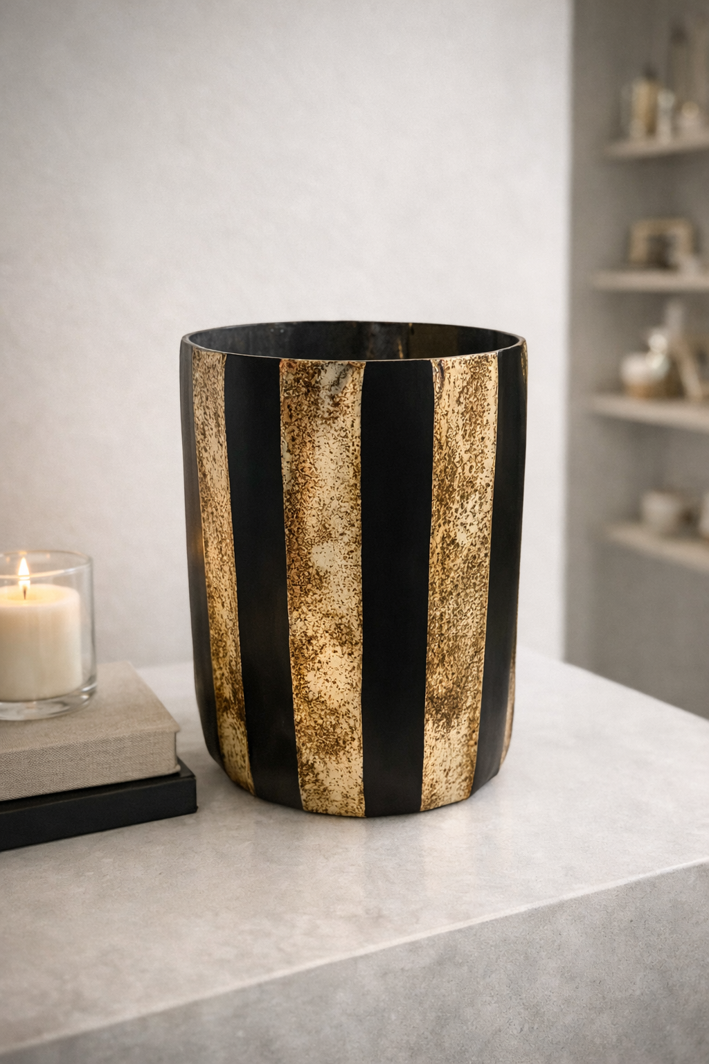 Black and Gold Vase