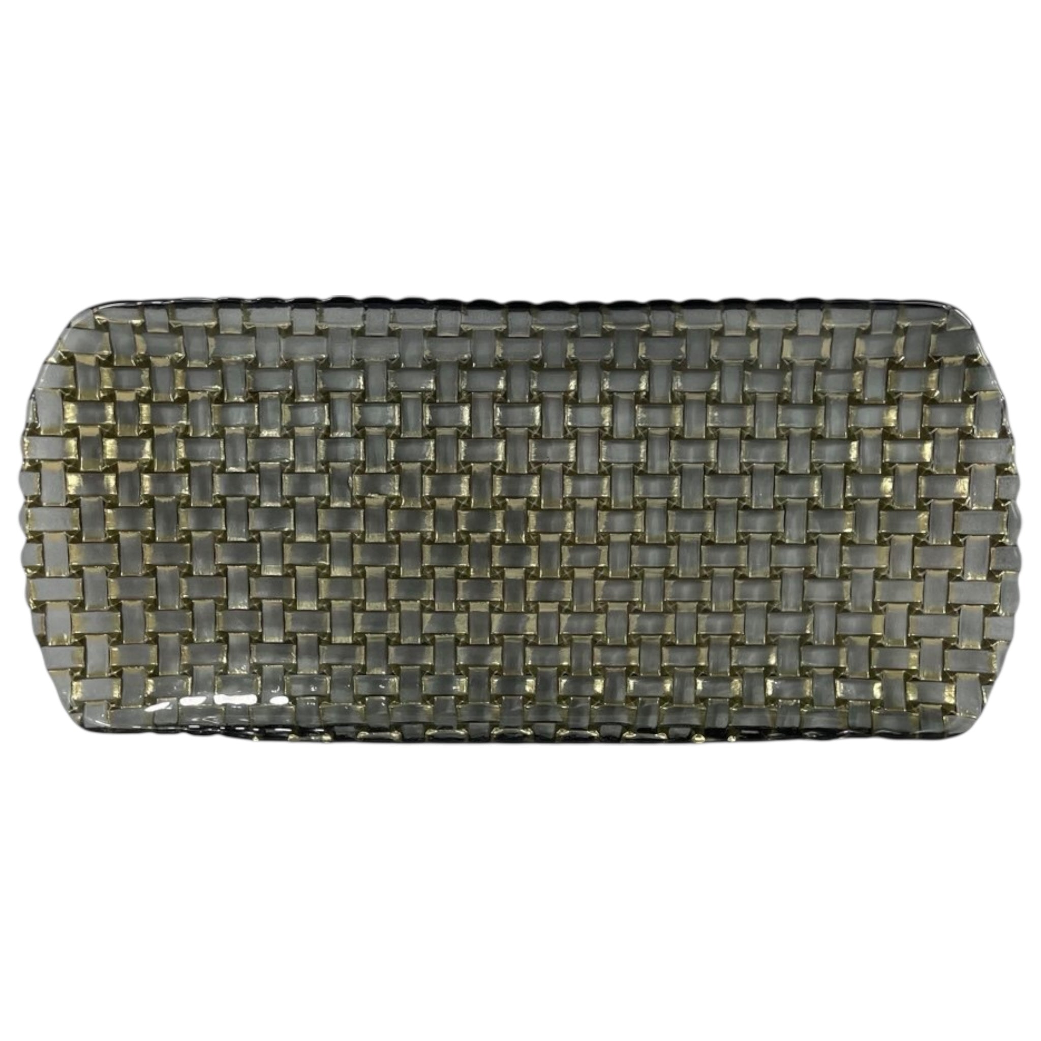 TRAY LIGHT GREEN AND GOLD