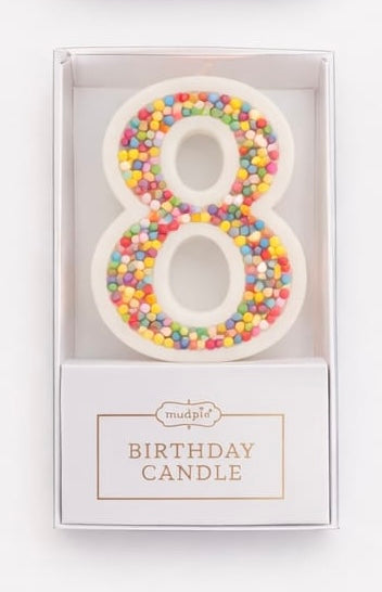 Eight Number Candle