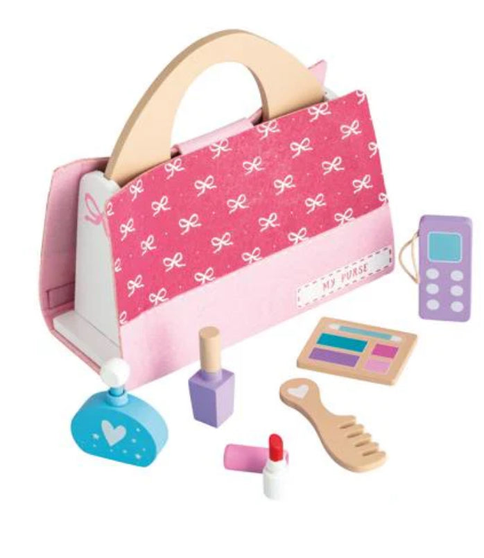 Set de Bolso de Madera “My Purse” | Wooden Pretend Play Purse Set