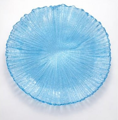 Plato Llano Azul Relieve Lapa Set of 6