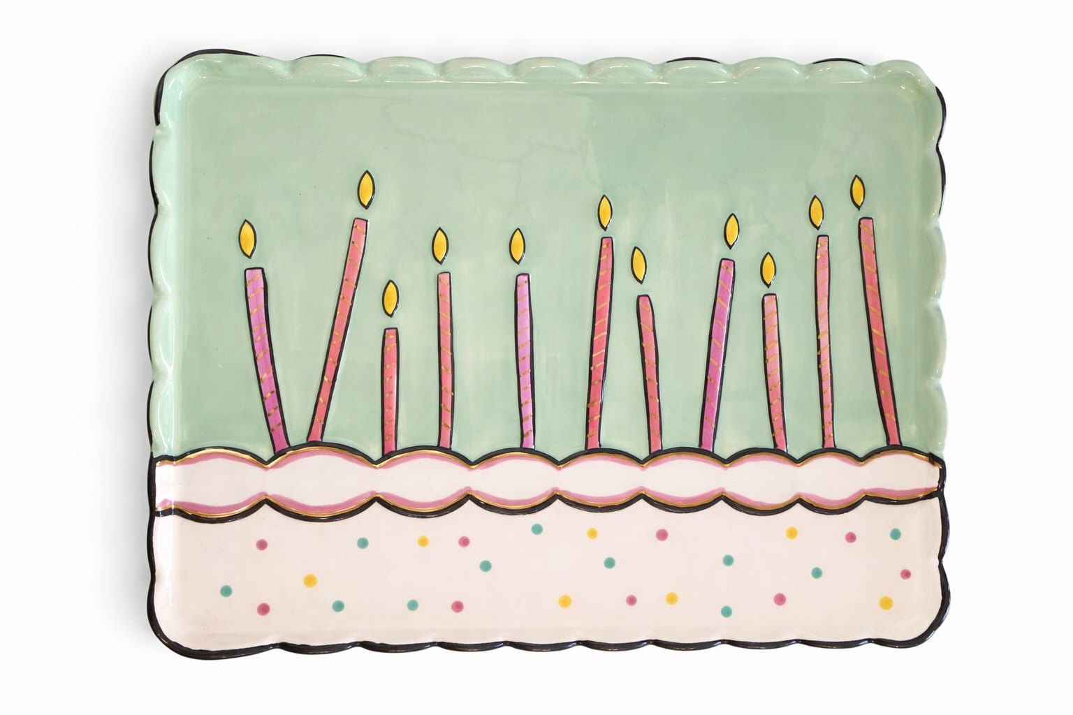 Celebrate Candles Trinket Tray