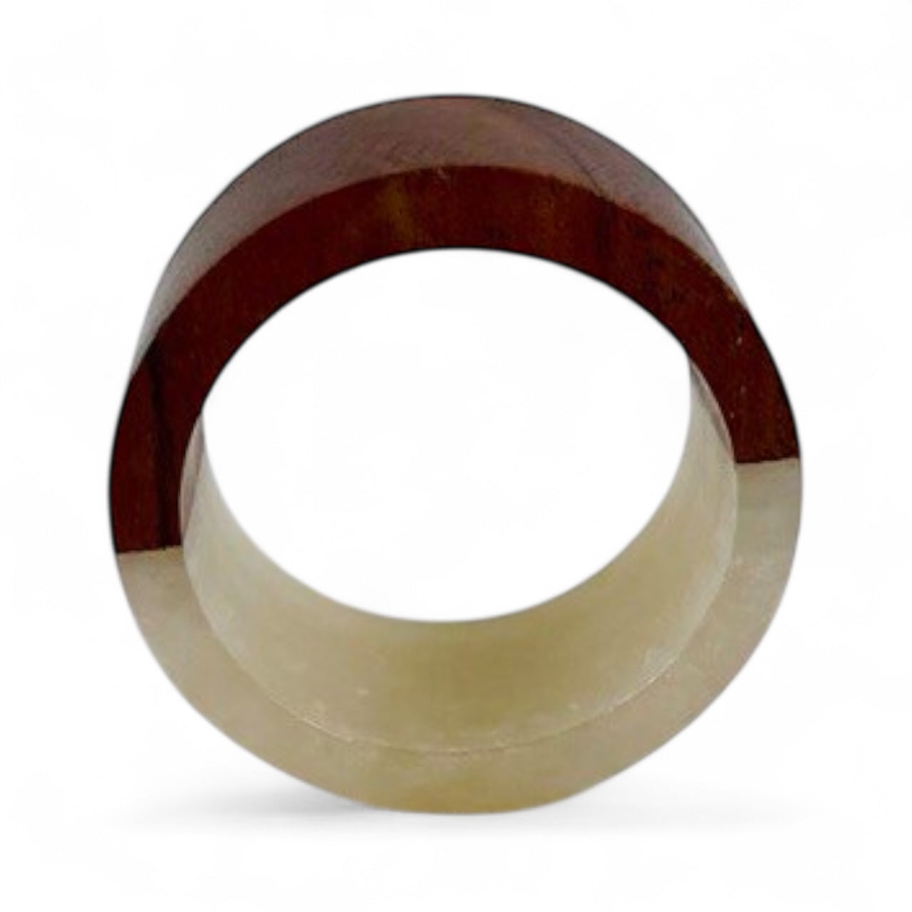 Brown resin napkin run set/2