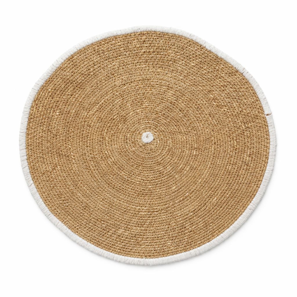 Place Mate de Pajilla Estilo Boho