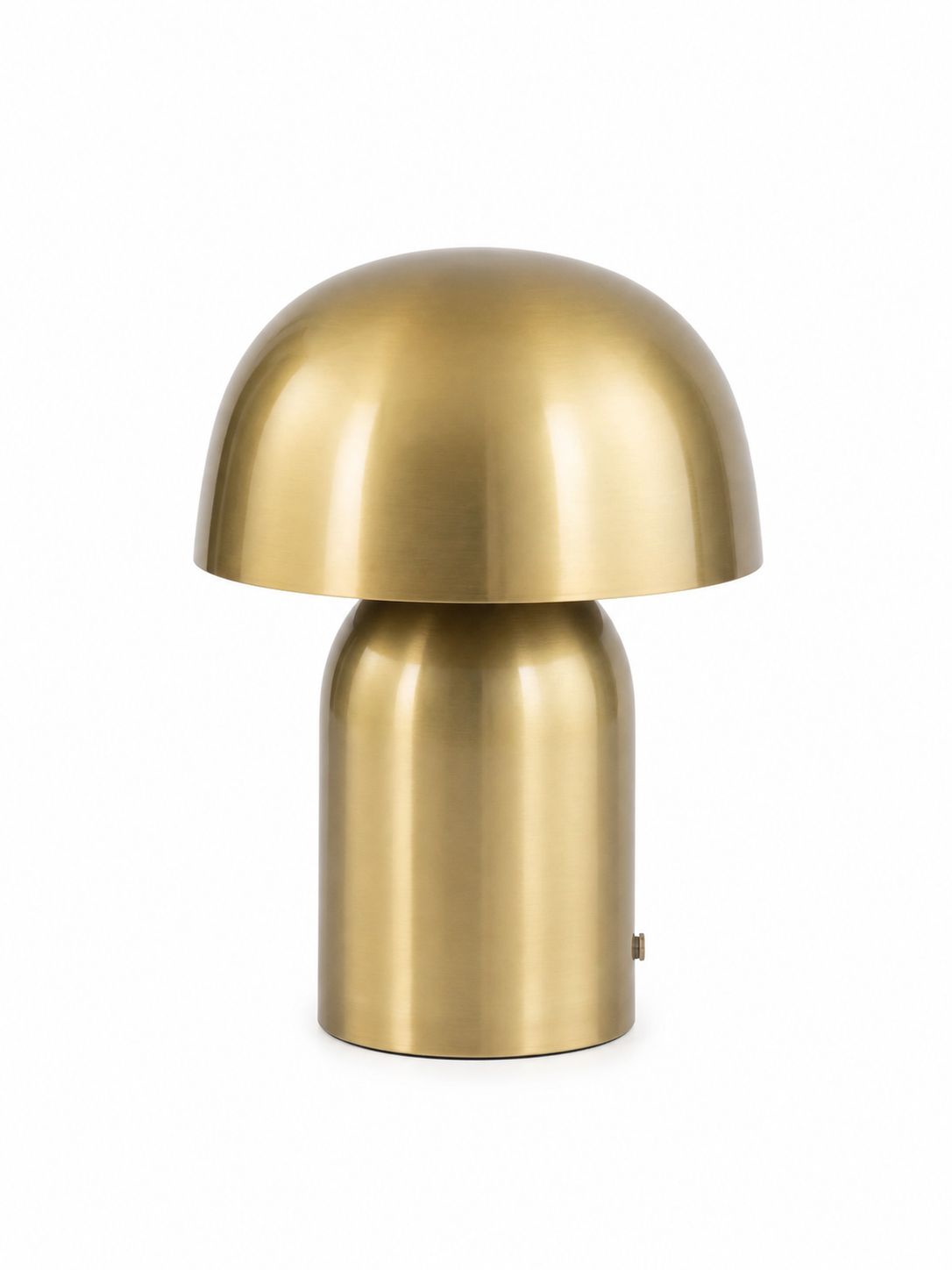 8” Rd x 11-1/2” H Metal & Mango Lamp