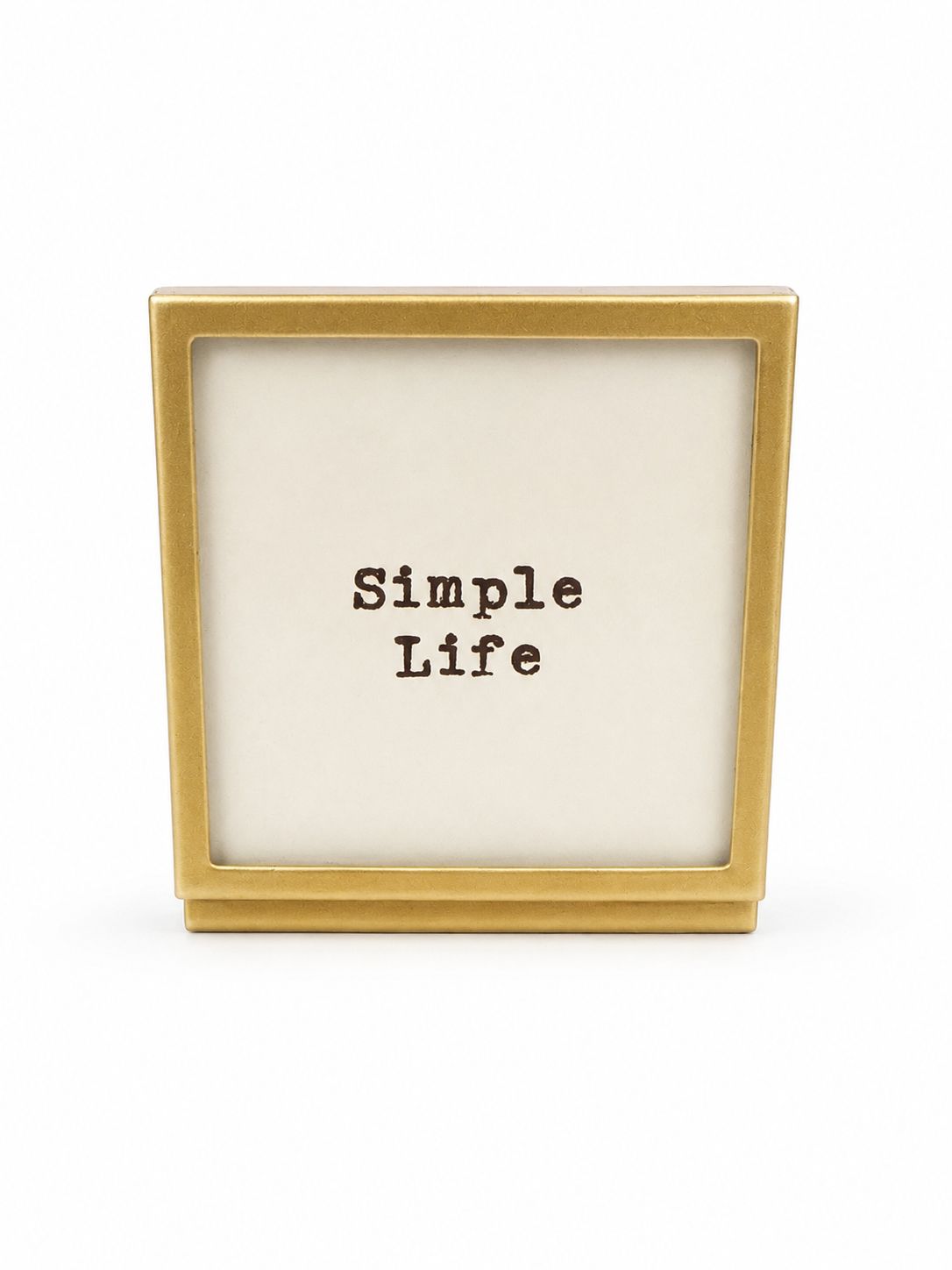 Square Metal & Glass Frame W Easel