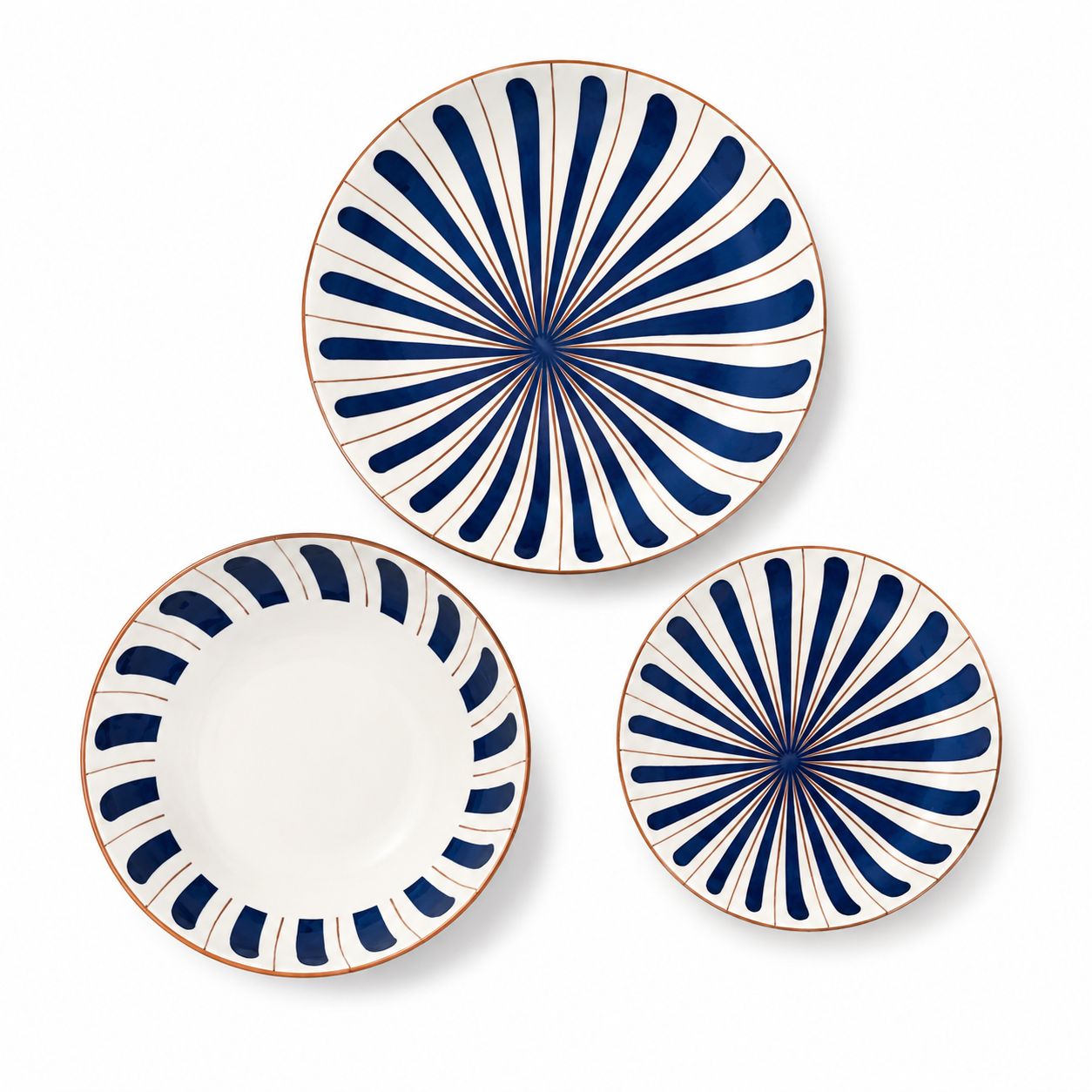 Vajilla Oceánica- Bidasoa Set de 18 Piezas para 6 Personas