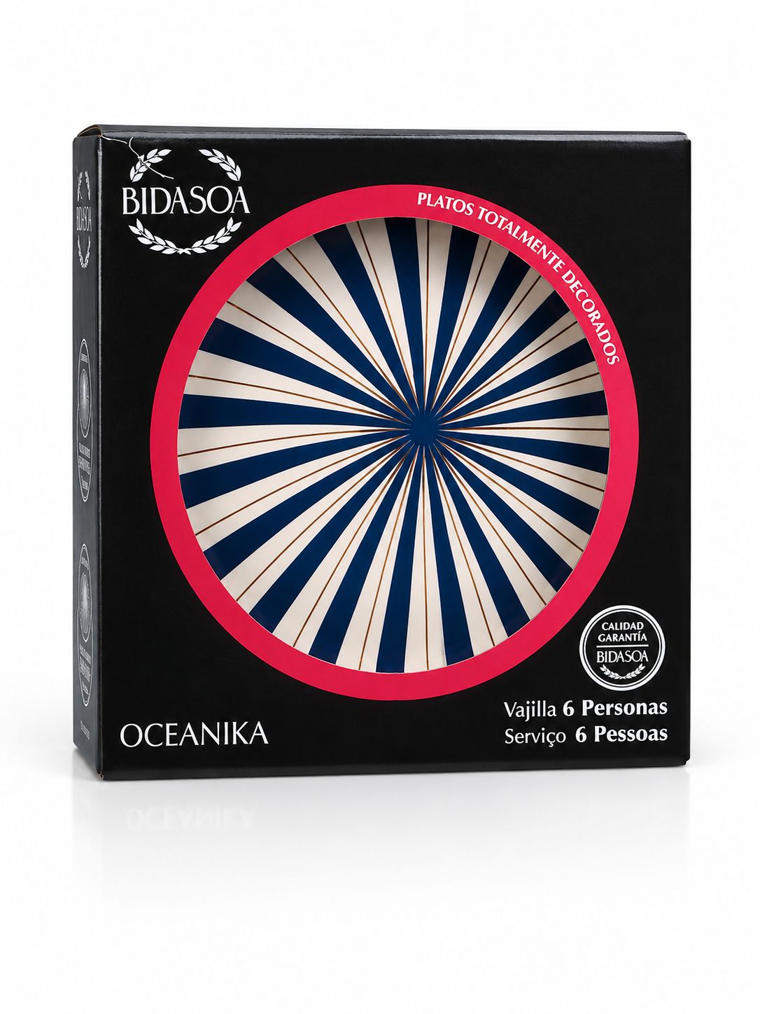 Vajilla Oceánica- Bidasoa Set de 18 Piezas para 6 Personas