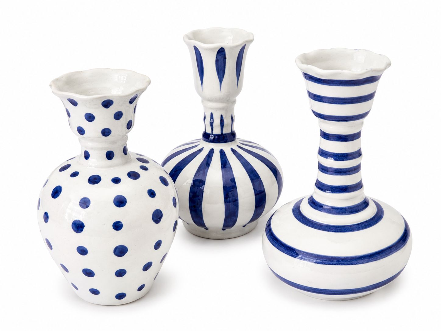 Set de Tres Jarrones Costa Azul Collection