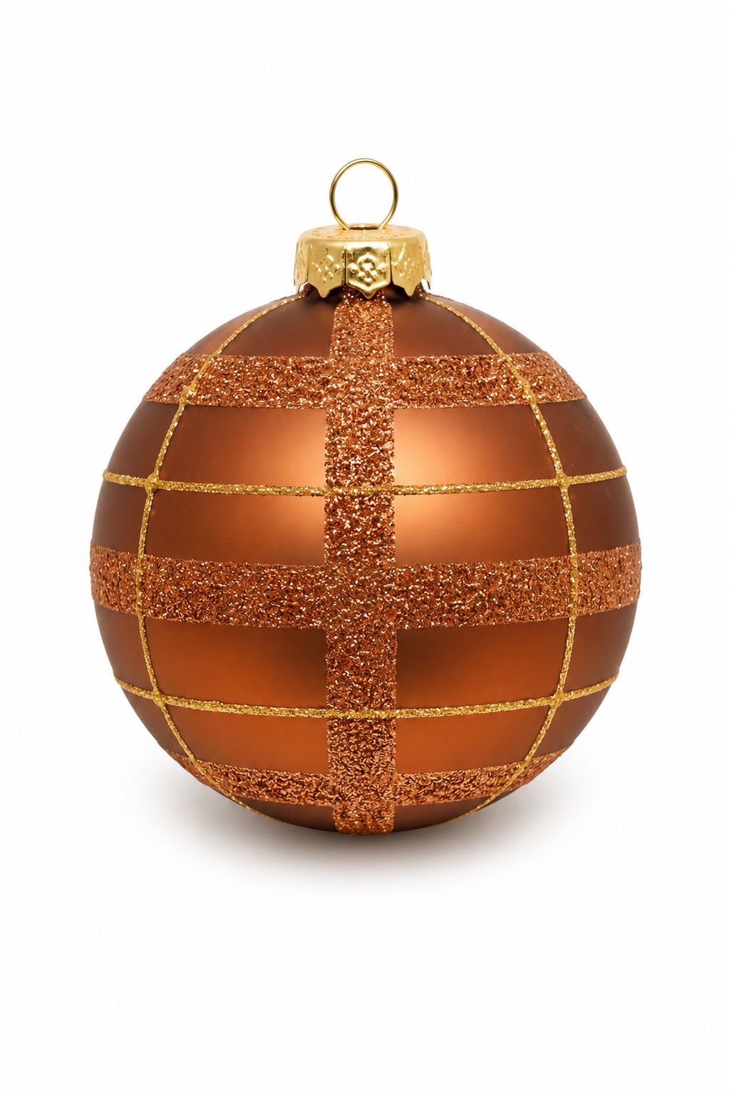 Ornament - Christmas Ball Large - Bronze