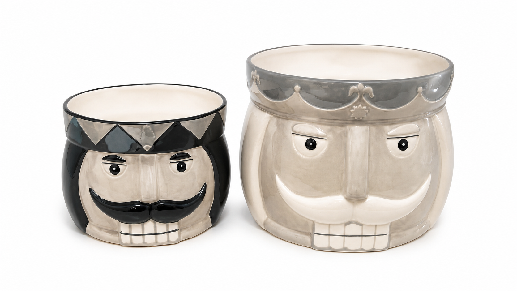 Nutcracker Head Large set Of Two