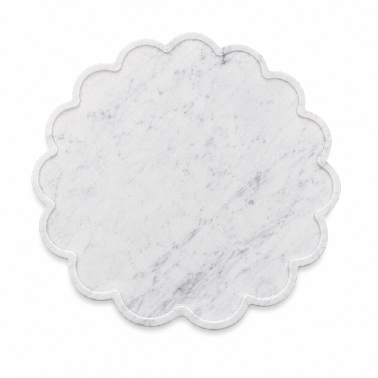 FLOWER MARBLE TRAY MED