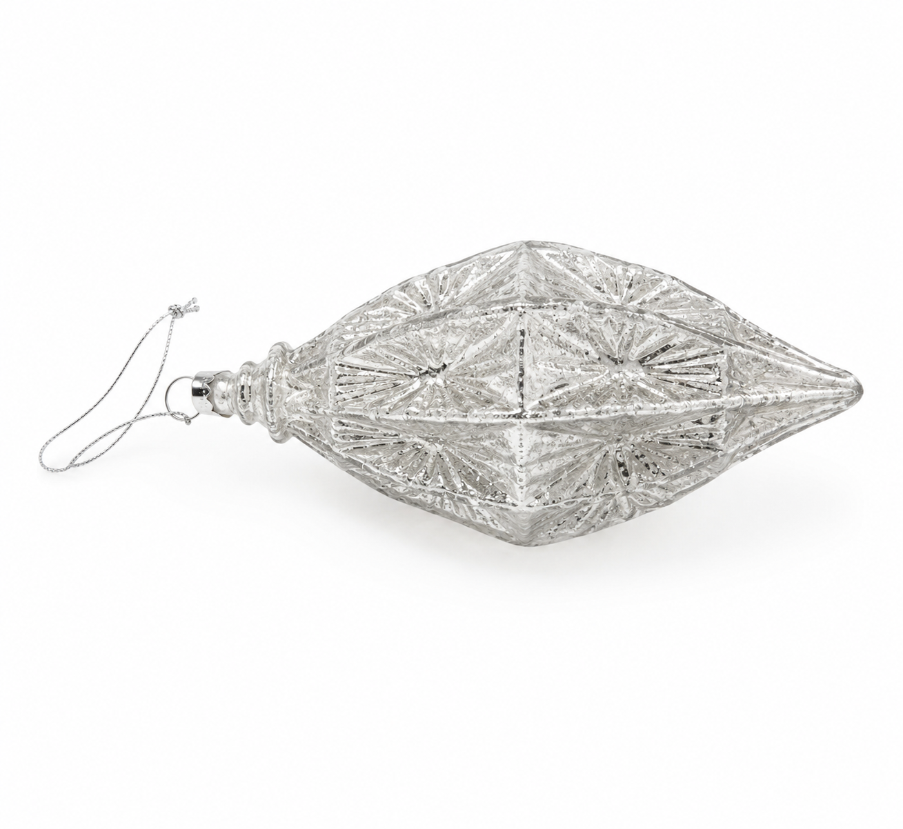 Ornament - Silver Spiral