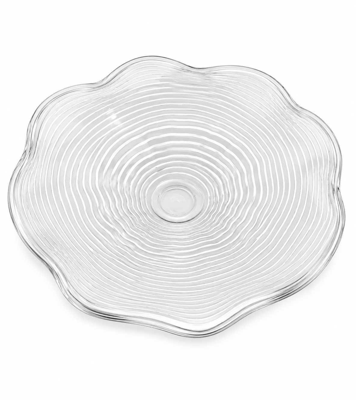 Art Glass Wall Plate D25.5” H6”