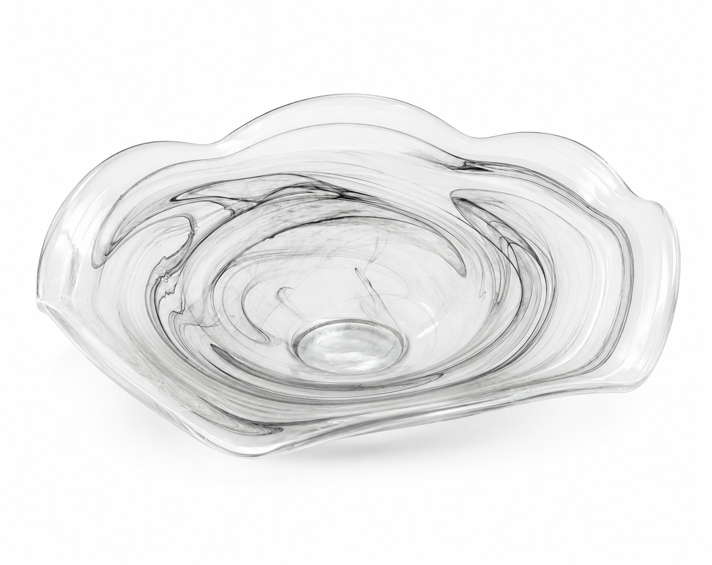 Art Glass Wall Plate D20” H4”