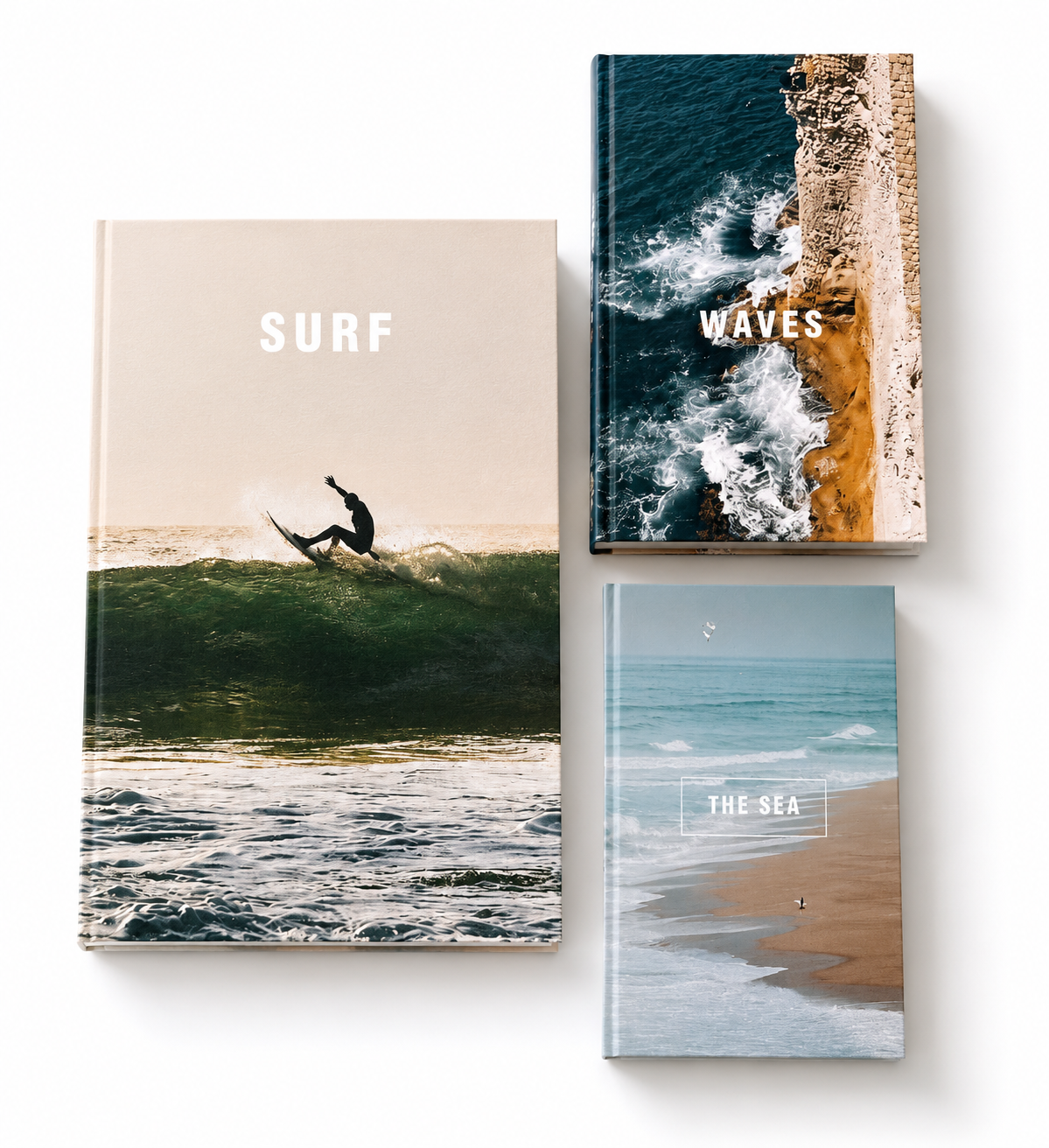 Cajas de libros Colección Sea set of 3