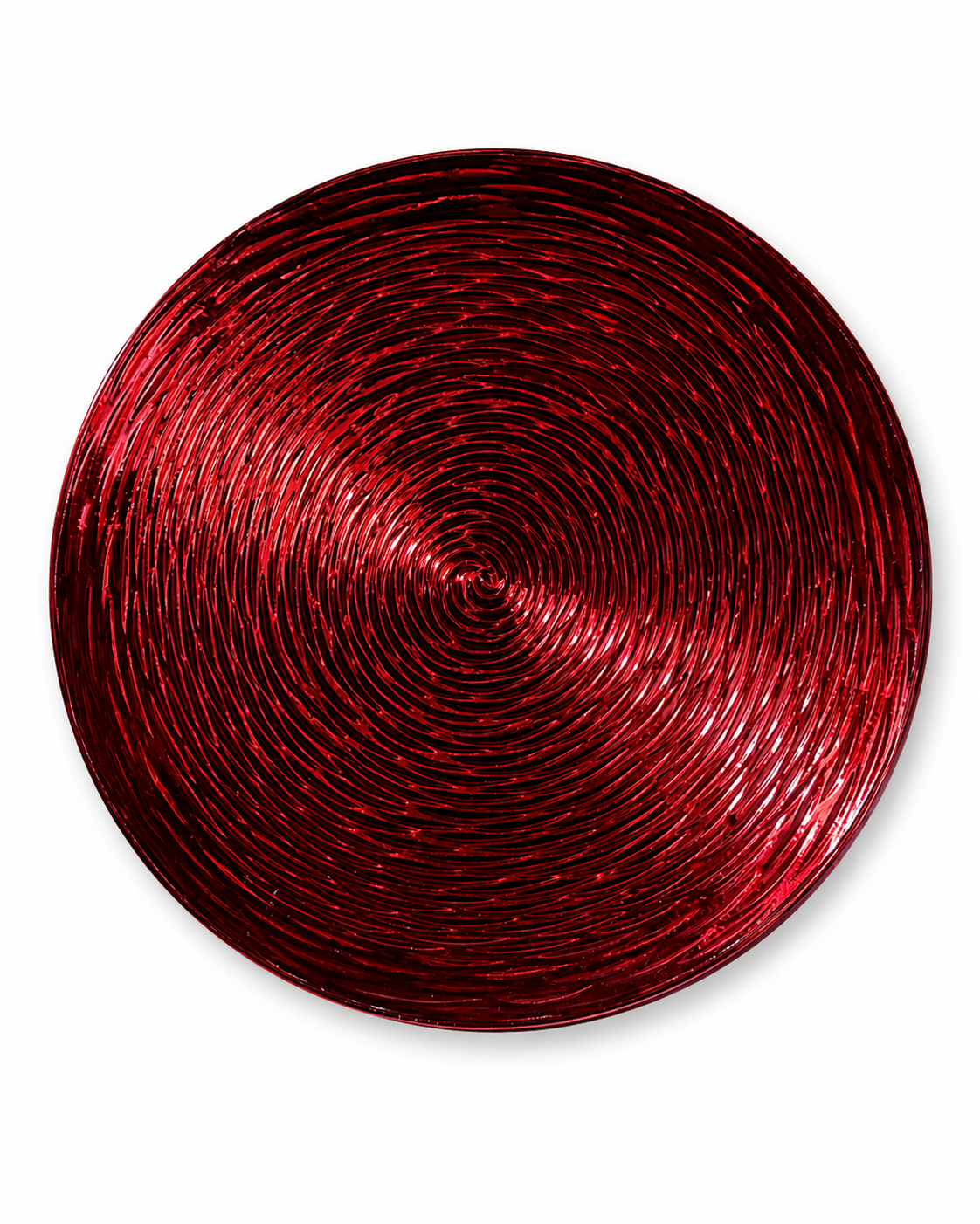 Plato base - Rojo