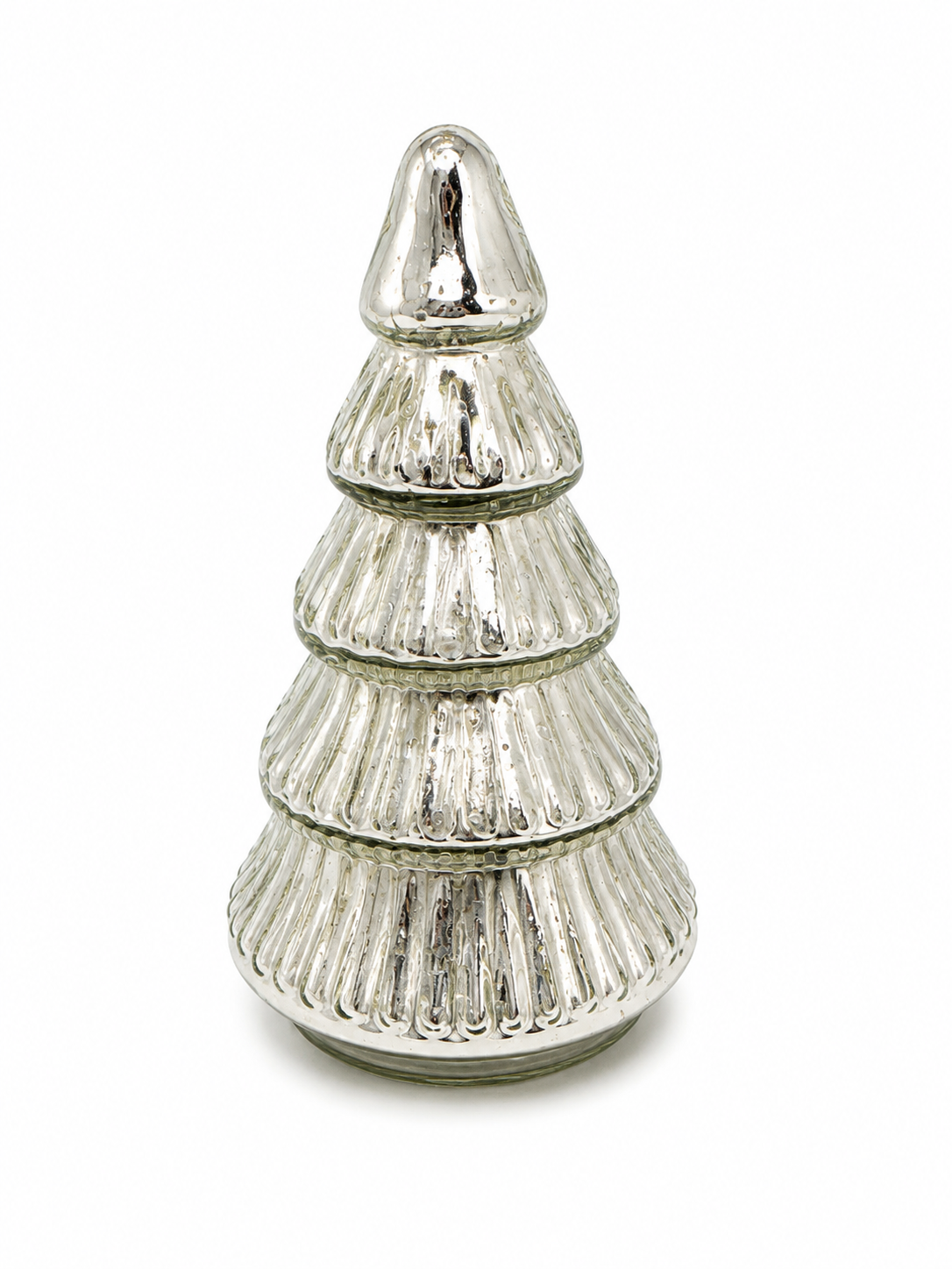 Christmas Tree - Silver Glass