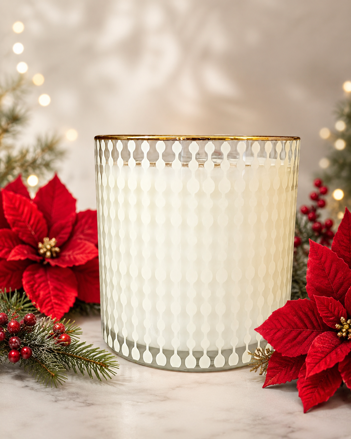Rewined Candle Poinsettia 50oz