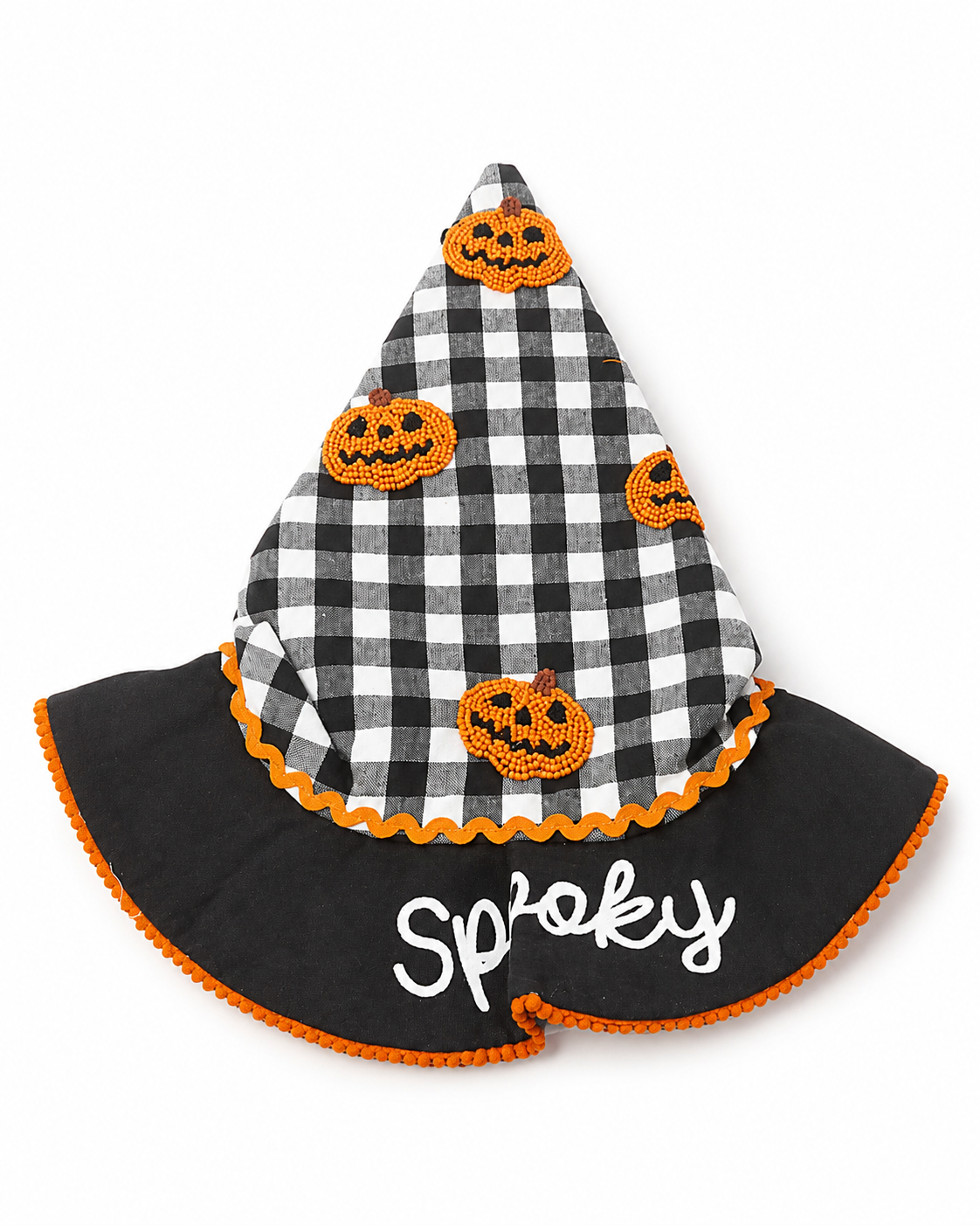 Halloween Spooky Pumpkin Witch Hat
