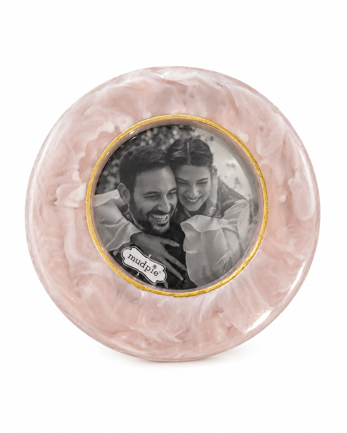 Scallop Resin Frame Pink