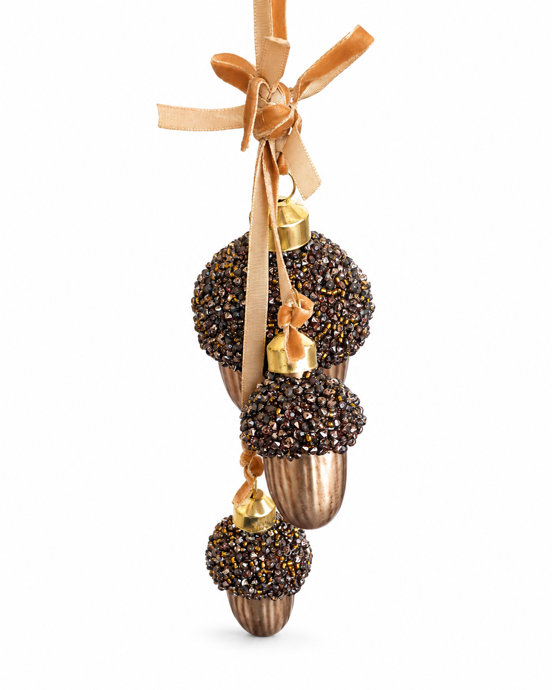 Trío de Bellotas Bronce Luxe