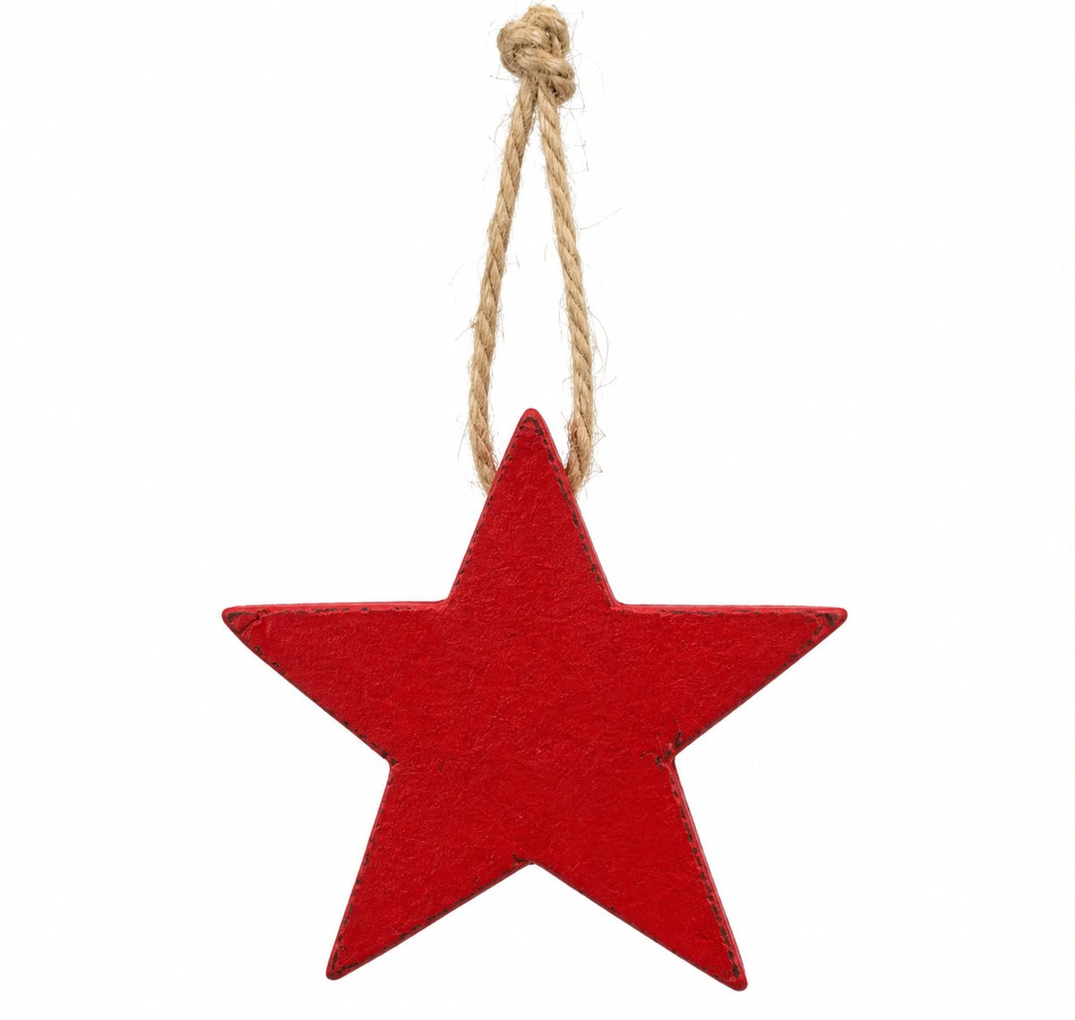 Estrella Rústica Roja