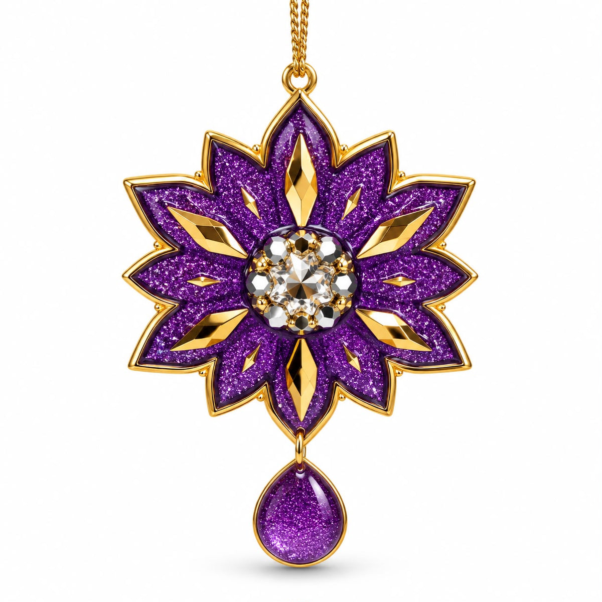 Ornament - Earings Purple