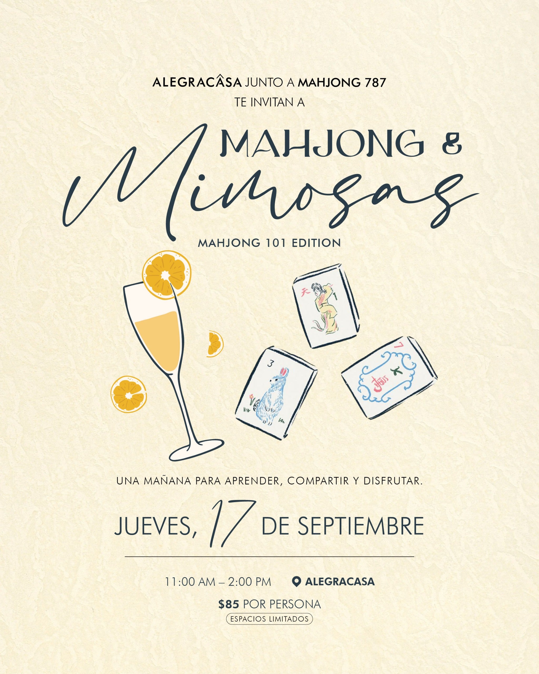 Mahjong & Mimosas — Mahjong 101 Edition
