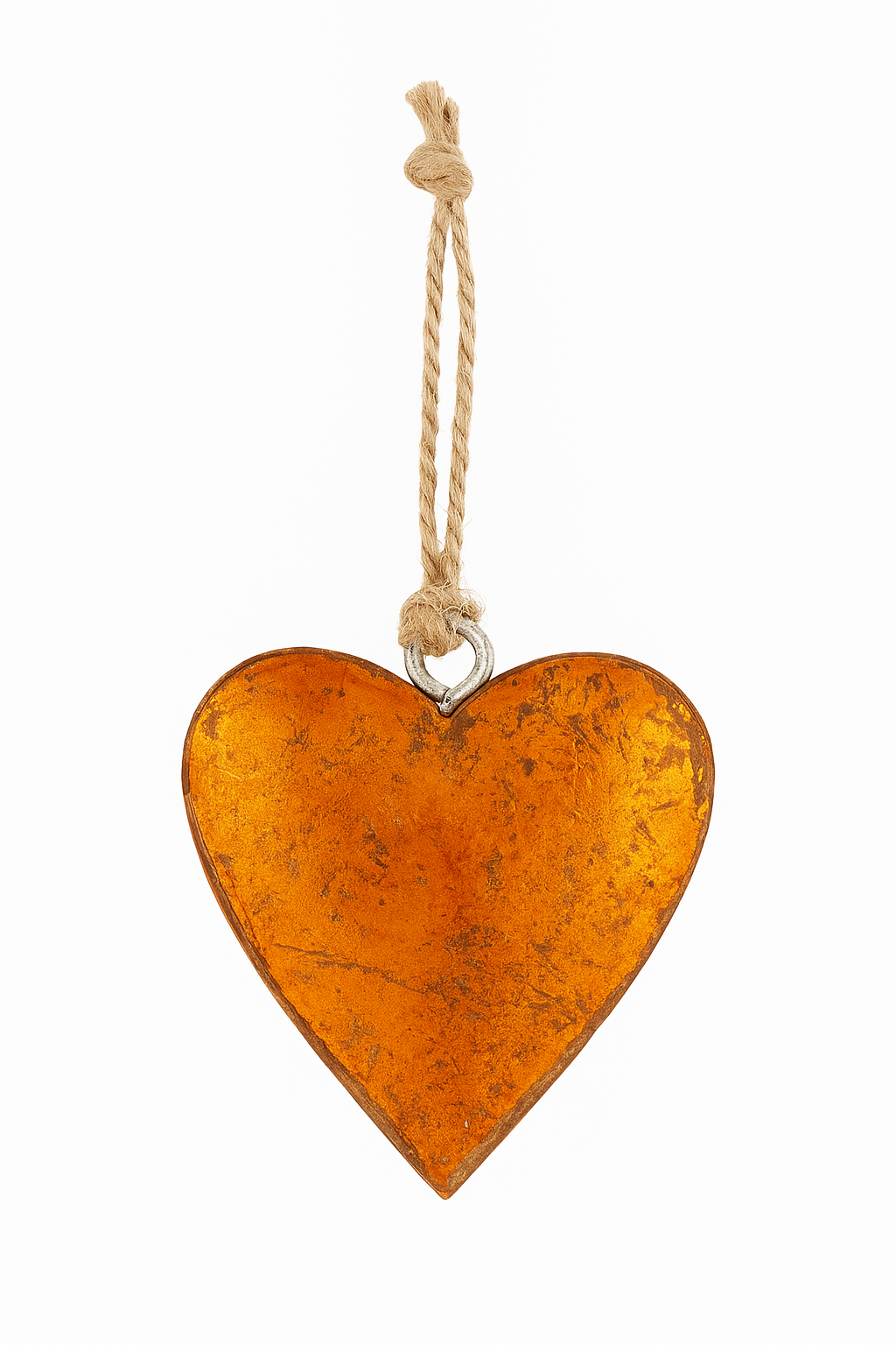 Adorno Corazón Cobre Rústico | Rustic Copper Heart Ornament