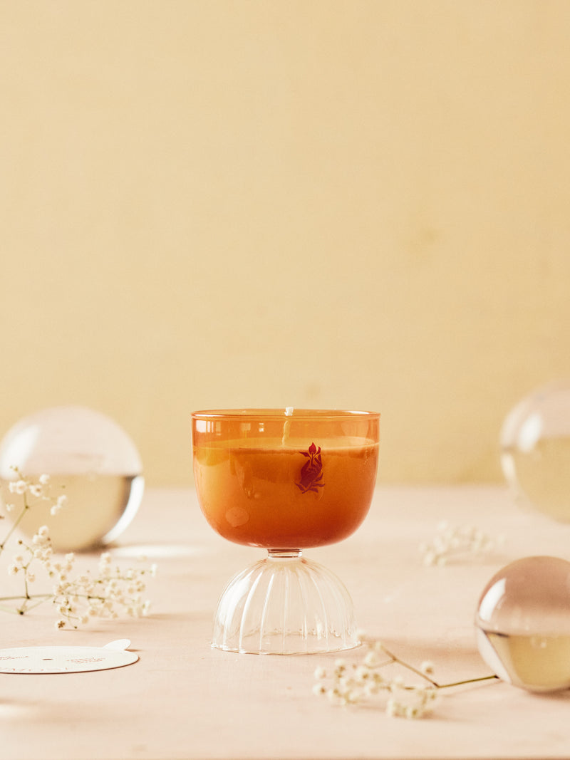 Rewined Mimosa Candle Coupe