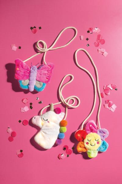 Girls light Up Purse - butterfly