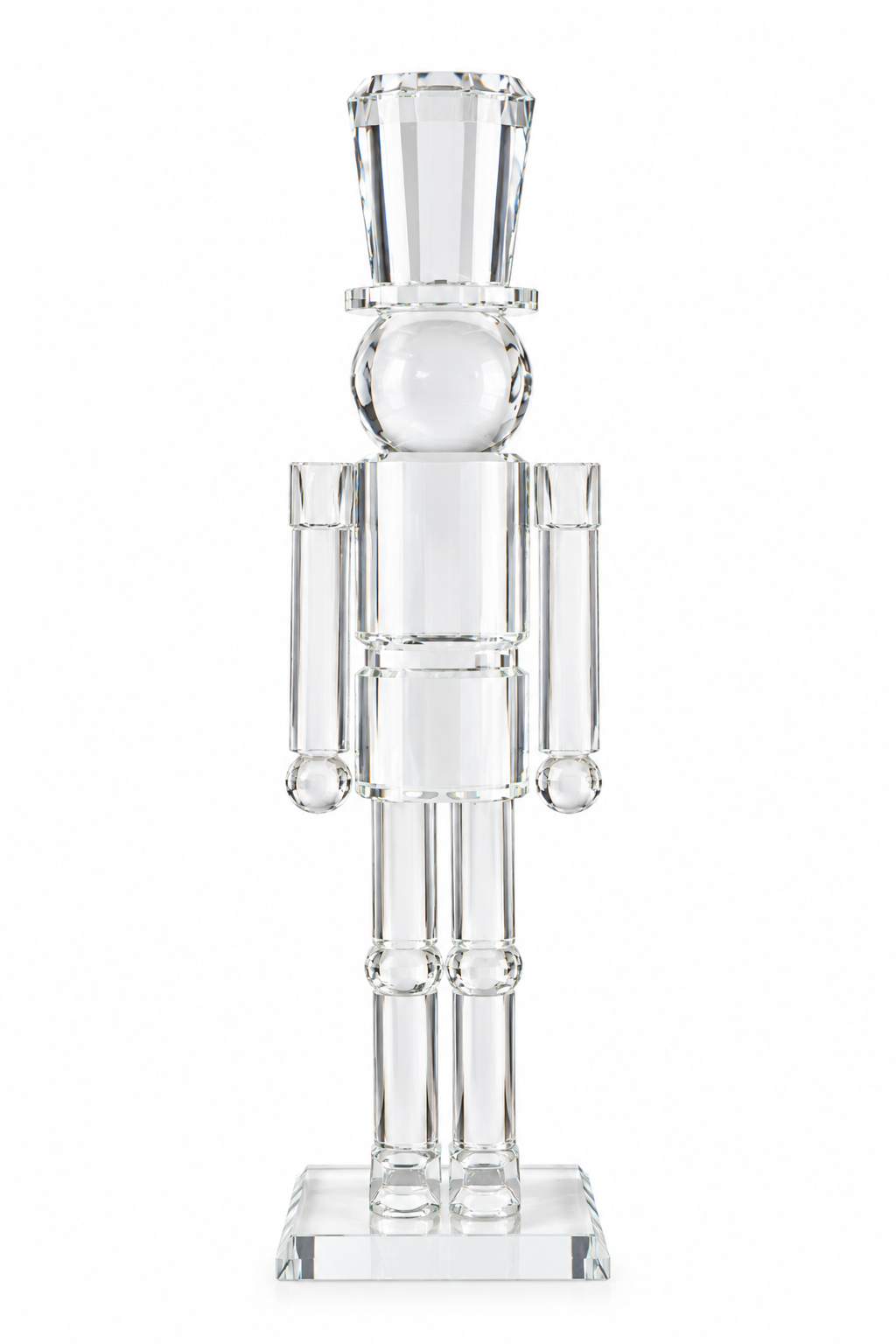 Glass Décor Nutcracker — 16"