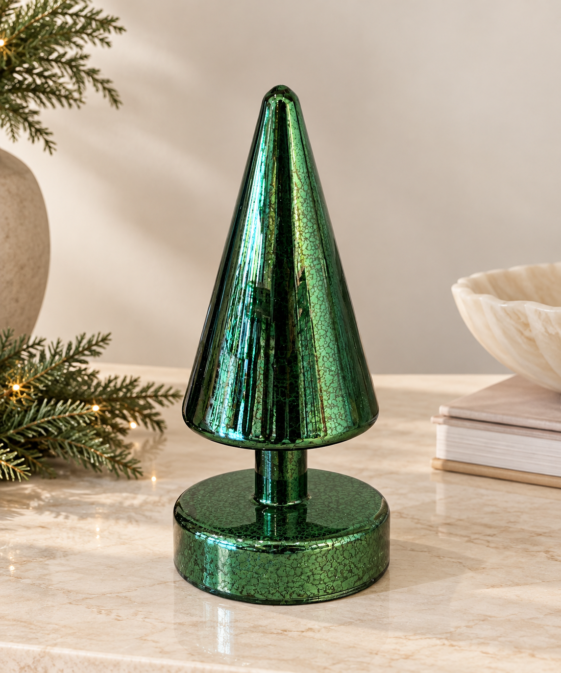 Noel Sparkle Spruce LED Tree — 7"