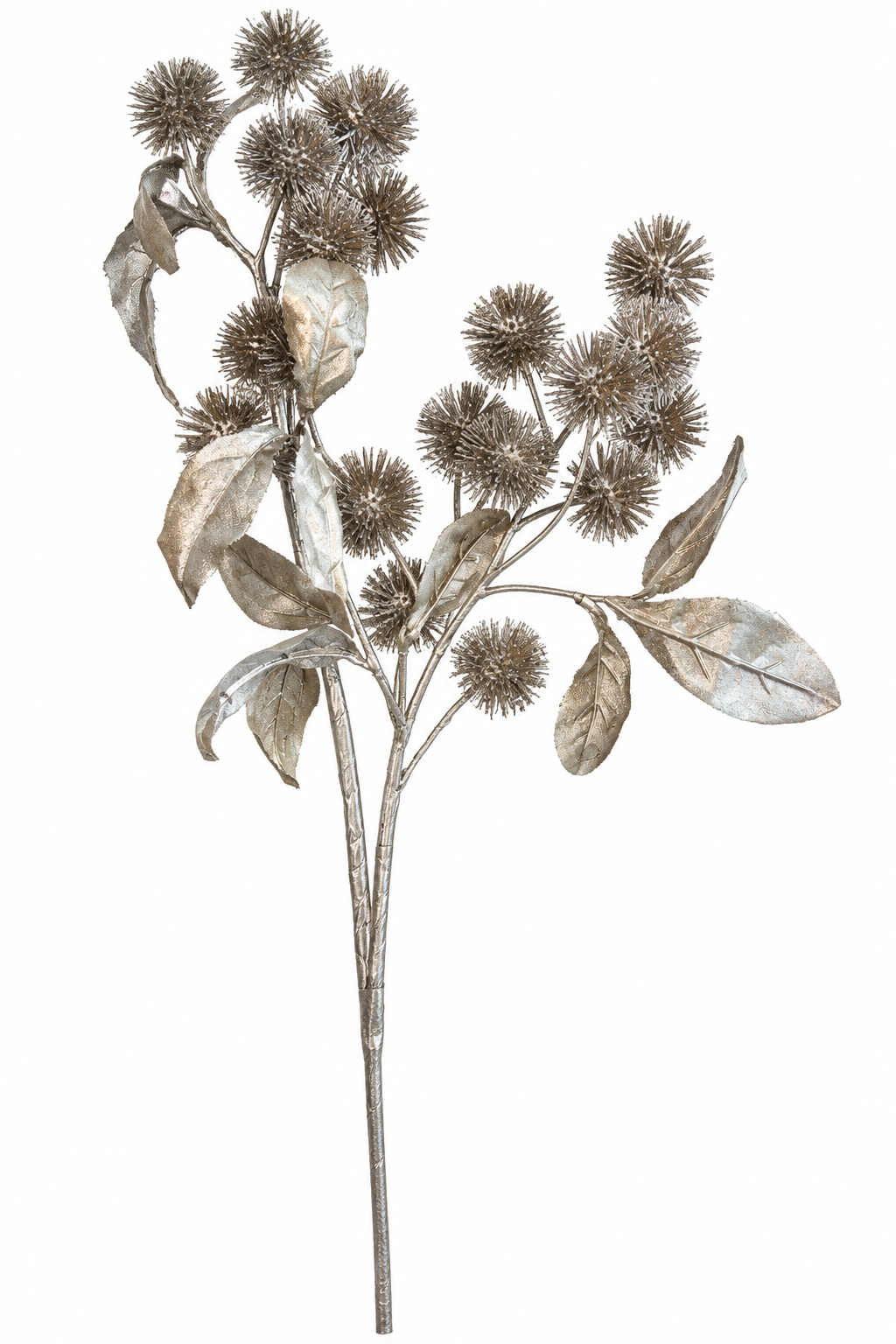 Silver Thistle Decorative Stem