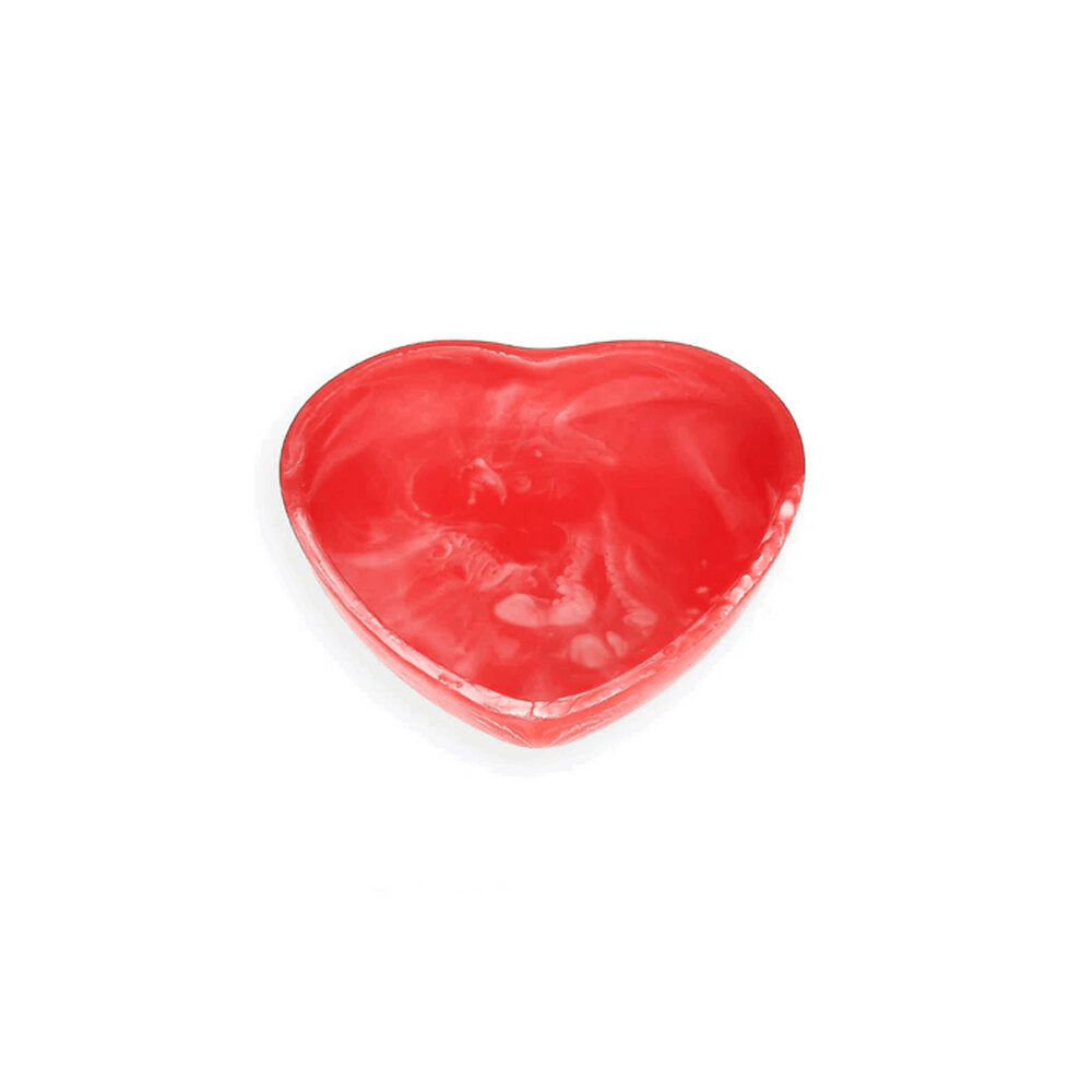 4" RED HEART JEWELRY DISH