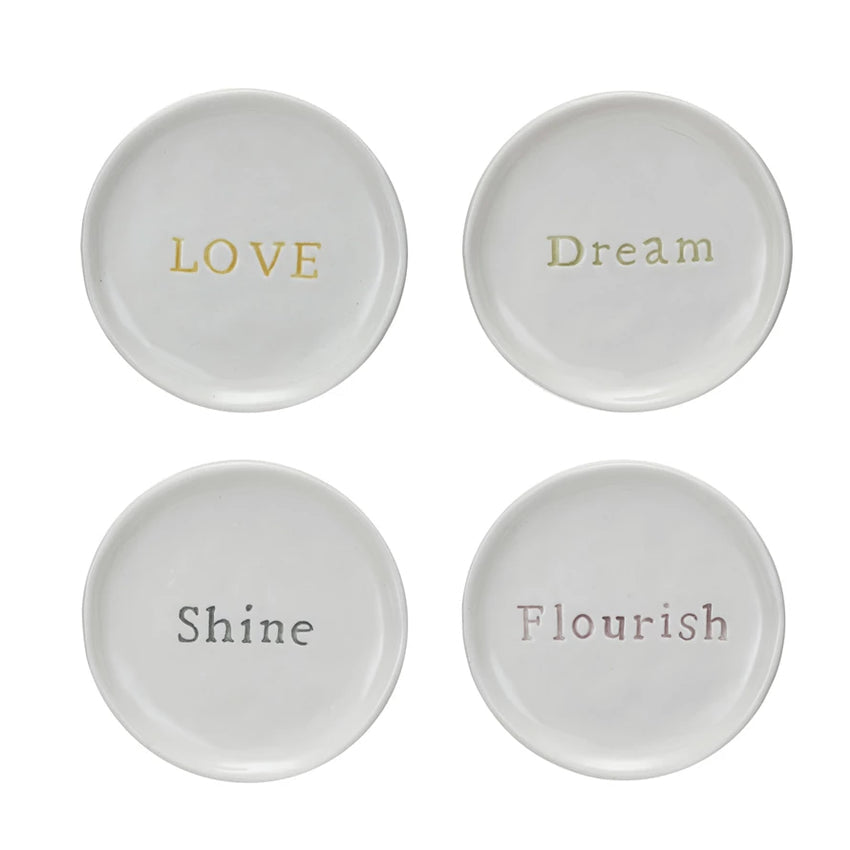 Platito Decorativo con Mensaje Inspirador – Love