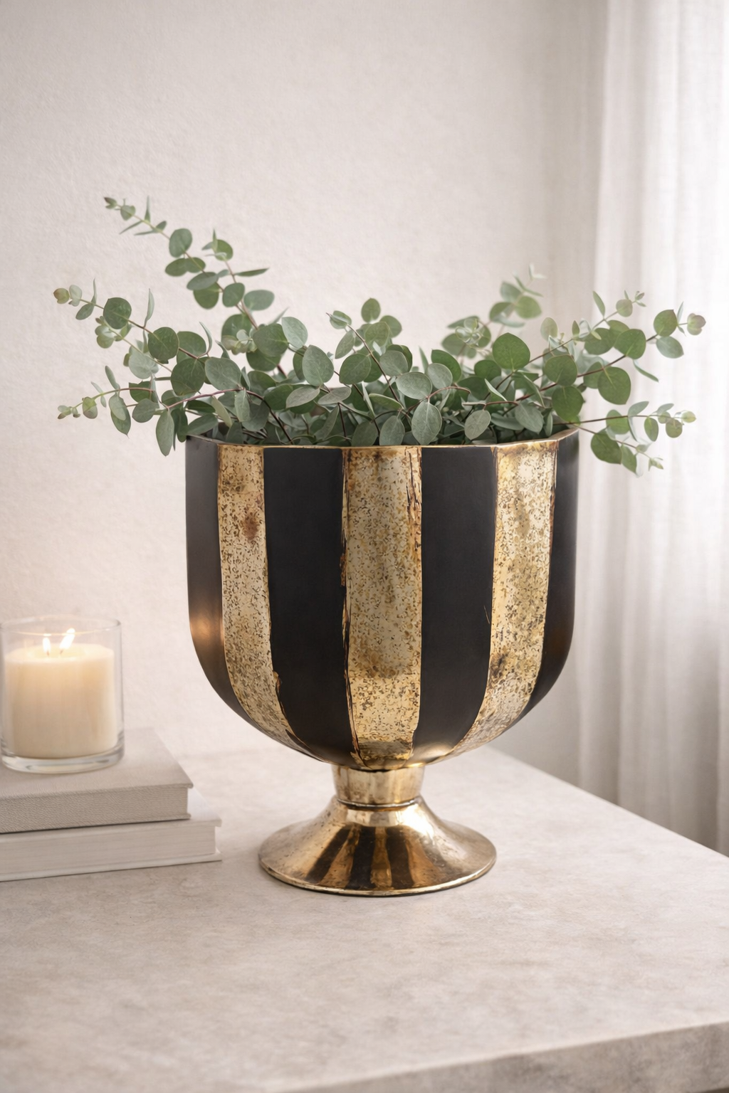 Black and Gold Vase