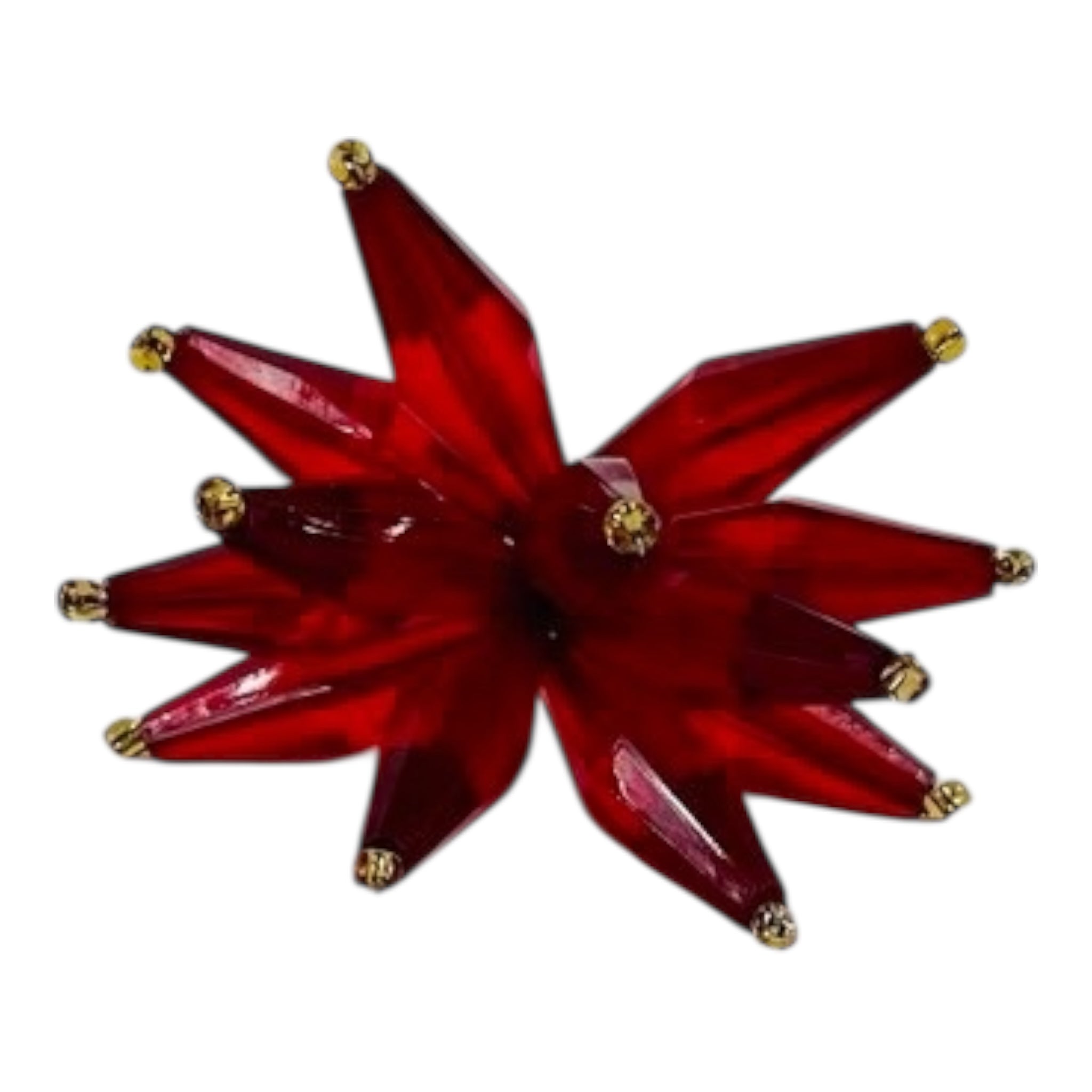 RED FLOWER NAPKIN RING