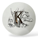 - K - MONOGRAM PLATE