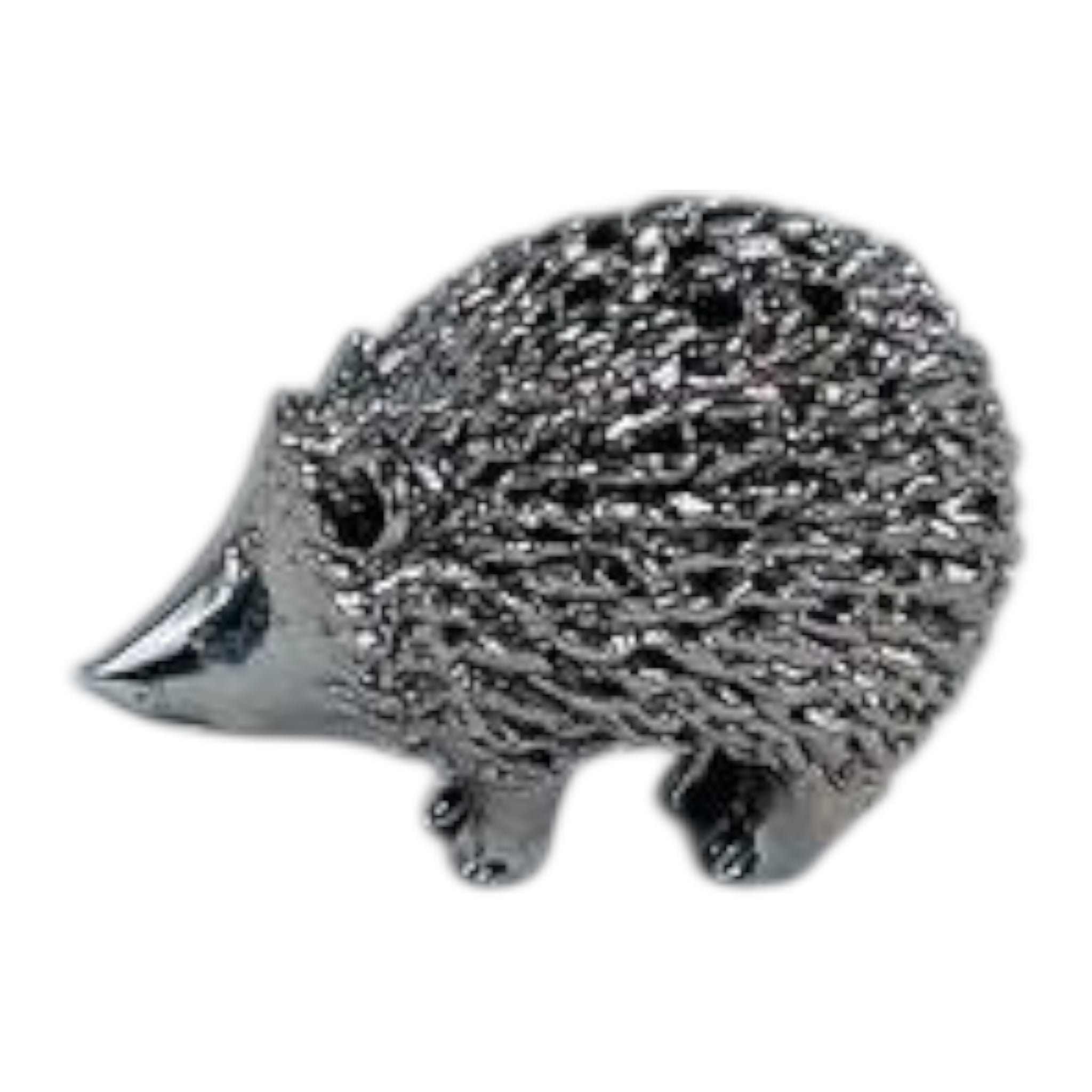 PEWTER HEDGEHOG TOOTHPICK HOLDER